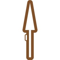 Pochoir flèche droite pour...