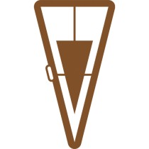 Pochoir triangle cédez le...